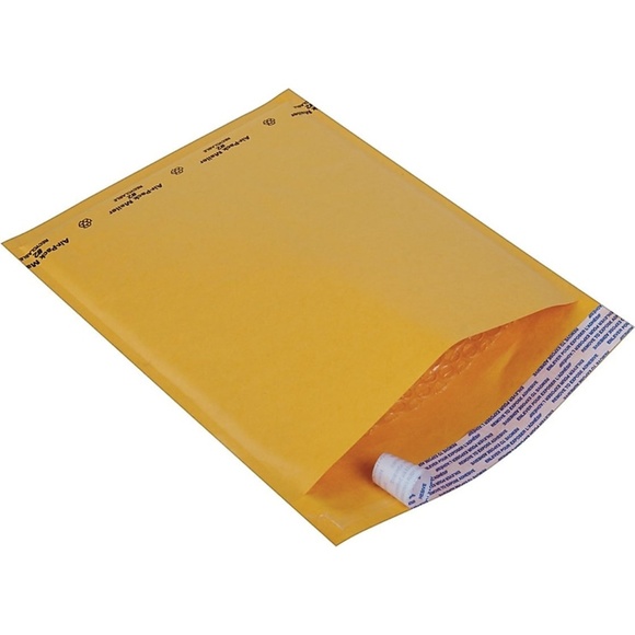 Kraft Bubble Mailing Envelopes - 10 pack - Picture 1 of 5